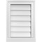 Ekena Millwork Vertical Surface Mount PVC Gable Vent w/ 2"W x 2"H , Brickmould Sill Frame, 14"W x 20"H GVPVE14X2003SN - alternate 1